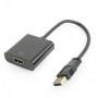 Адаптер Cablexpert (A-USB3-HDMI-02) USB3.0-HDMI, 0.15 м, чорний