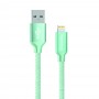 Кабель ColorWay USB - Lightning (M/M), 1 м, Mint (CW-CBUL004-MT)