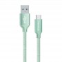 Кабель ColorWay USB - USB Type-C (M/M), 1 м, Mint (CW-CBUC003-MT)