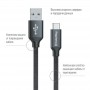 Кабель ColorWay USB - USB Type-C (M/M), 1 м, Black (CW-CBUC003-BK)