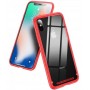 Чохол-накладка Baseus See-through Glass для Apple iPhone X Red (WIAPIPHX-YS09)