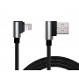 Кабель REAL-EL Premium USB - Lightning (M/M), 1 м, чорний (EL123500034)