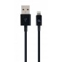 Кабель Cablexpert USB - Lightning (M/M), преміум, 2 м, чорний (CC-USB2P-AMLM-2M)