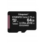 Карта пам`яті MicroSDXC 64GB UHS-I Class 10 Kingston Canvas Select Plus R100MB/s (SDCS2/64GBSP)