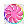 Вентилятор ID-Cooling ZF-12025-PINK ARGB (Single Pack), 120x120x25мм, 4-pin PWM, білий з рожевим