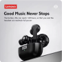 Навушники Lenovo LP1S(b) Bluetooth 5.3, до 4 год. роботи.