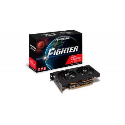 Купить ᐈ Кривой Рог ᐈ Низкая цена ᐈ Видеокарта AMD Radeon RX 6500 XT 4GB GDDR6 Fighter PowerColor (AXRX 6500XT 4GBD6-DH/OC)