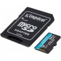 Карта пам`яті MicroSDXC 64GB UHS-I/U3 Class 10 Kingston Canvas Go! Plus R170/W70MB/s + SD-адаптер (SDCG3/64GB)