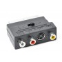 Адаптер Cablexpert SCART - S-Video, 3xRCA (M/F), чорний (CCV-4415) пакет