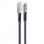 Кабель ColorWay USB - USB Type-C (M/M), 2.4 А, 1 м, Blue (CW-CBUC012-BL)