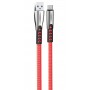 Кабель ColorWay USB - USB Type-C (M/M), 2.4 А, 1 м, Red (CW-CBUC012-RD)