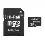 Карта пам`ятi MicroSDXC 64GB UHS-I/U3 Class 10 Hi-Rali + SD-adapter (HI-64GBSDU3CL10-01)