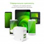 Мережевий зарядний пристрій Intaleo TCA242 (2USB, 2.4A) White (1283126477492)