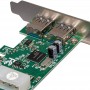 Купить ᐈ Кривой Рог ᐈ Низкая цена ᐈ Контроллер Frime NEC720200F1 (ECF-PCIEtoUSB003.LP) PCI-E-2xUSB3.0