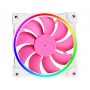 Купить ᐈ Кривой Рог ᐈ Низкая цена ᐈ Вентилятор ID-Cooling ZF-12025-PINK ARGB (Single Pack), 120x120x25мм, 4-pin PWM, белый с роз