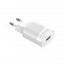 Мережевий зарядний пристрій Grand-X (1xUSB 2.1А) White (CH-17WL) + кабель Lightning