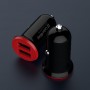 Автомобільний зарядний пристрій ColorWay (2USB,3.4A, 17W) Red/Black (CW-CHA026-BK)