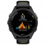 Купить ᐈ Кривой Рог ᐈ Низкая цена ᐈ Смарт-часы Garmin Forerunner 265S Black Bezel and Case with Black/Amp Yellow Silicone Band (