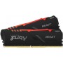 Модуль пам`ятi DDR4 2x16GB/3600 Kingston Fury Beast RGB Black (KF436C18BBAK2/32)