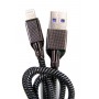 Кабель Dengos USB-Lightning 4A 1м Black (NTK-L-KPR-USB3-BLACK)