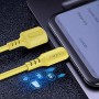 Кабель ColorWay USB - micro USB (M/M), soft silicone, 2.4 А, 1 м, Yellow (CW-CBUM043-Y)