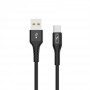 Кабель SkyDolphin S05T TPE Frost Line USB - USB Type-C (M/M), 1 м, Black (USB-000551)