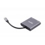 Адаптер-перехідник Maxxter 2хHDMI - USB Type-C V 2.0 (F/M), 0.1 м, Grey (V-CM-2HDMI)