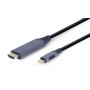 Кабель Cablexpert HDMI - USB Type-C (M/M), 1.8 м, Black (CC-USB3C-HDMI-01-6)