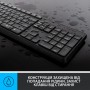 Комплект (клавіатура, мишка) бездротовий Logitech MK235 ENG/UKR Grey USB (920-007931)