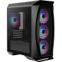 Корпус AeroCool Aero One Mini Frost-G-BK-v1 (ACCS-PB18043.11) Black без БЖ