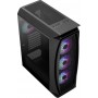 Корпус AeroCool Aero One Frost-G-BK-v1 (ACCM-PB17043.11) Black без БЖ