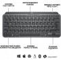 Клавіатура бездротова Logitech MX Keys Mini Wireless Illuminated Graphite (920-010498)