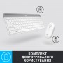 Комплект (клавіатура, мишка) бездротовий Logitech MK470 White USB (920-009205)