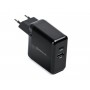 Мережевий зарядний пристрій REAL-EL CH-350 QC3.0 (2USB, 3A) Black