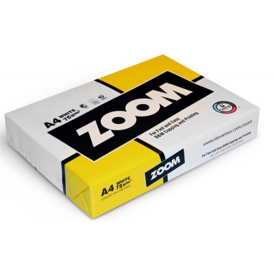 Бумага Zoom 80g/m2, A4, 500л, class C, белизна 150% CIE