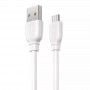 Кабель Remax Suji USB - micro USB (M/M), 1 м White (RC-138m W)