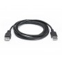 Кабель REAL-EL Pro USB - USB V 2.0 (M/F), 3 м, чорний (EL123500029)