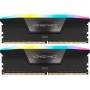 Модуль пам`ятi DDR5 2x16GB/7200 Corsair Vengeance RGB Black (CMH32GX5M2X7200C34)