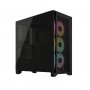 Корпус Corsair iCUE 4000D RGB AirFlow Tempered Glass Black (CC-9011240-WW) без БЖ