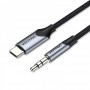 Кабель Vention 3.5 мм - USB Type-C (M/M), 1 м, Black (BGKHF)