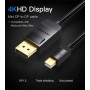 Кабель Vention MiniDisplayPort - DisplayPort V 1.2 (M/M), 3 м, чорний (HAABI)