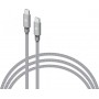 Кабель Intaleo CBGNYTT1 USB Type-C - USB Type-C (M/M), 60W, 1 м, Grey (1283126559501)