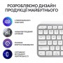 Клавiатура бездротова Logitech MX Keys S Pale Grey (920-011588)