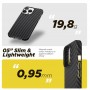 Чохол-накладка Armorstandart LikeCarbon MagCase для Apple iPhone 13 Pro Max Black (ARM66362)