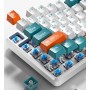 Клавіатура Aula Mechanical F2088 PRO White/Blue, plus 9 Orange keys KRGD blue (6948391234908)