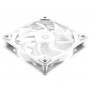 Купить ᐈ Кривой Рог ᐈ Низкая цена ᐈ Вентилятор ID-Cooling Crystal 120 White, 120x120x25мм, 4-pin PWM, 3-pin, белый