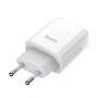 Зарядний пристрій Hoco C72A Glorious (1USB, 2.1А) White (6931474713001) + кабель MicroUSB