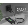 Кабель REAL-EL Premium Leather USB - USB Type-C (M/M), 1 м, Black (EL123500049)