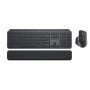 Комплект (клавіатура, миша) бездротовий Logitech MX Keys Combo for Business Graphite US (920-010933)