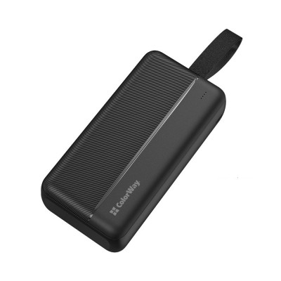 Универсальная мобильная батарея ColorWay High-power 2 30000mAh Black (CW-PB300LPC2BK-PD)